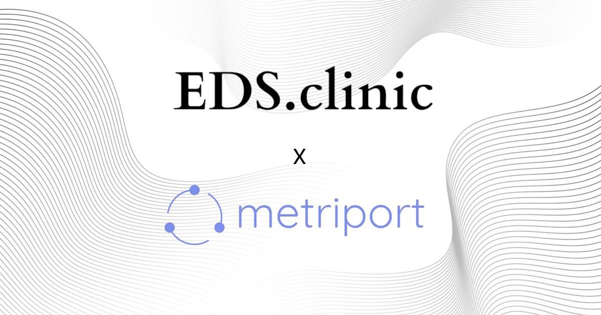 The EDS Clinic and Metriport customer story graphic