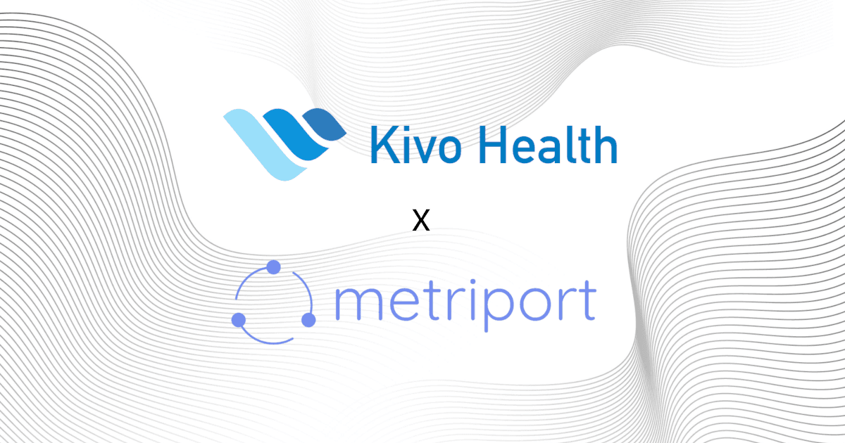 Kivo Health and Metriport customer story graphic