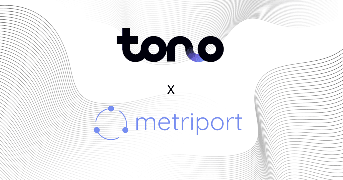 Tono Health and Metriport customer story graphic